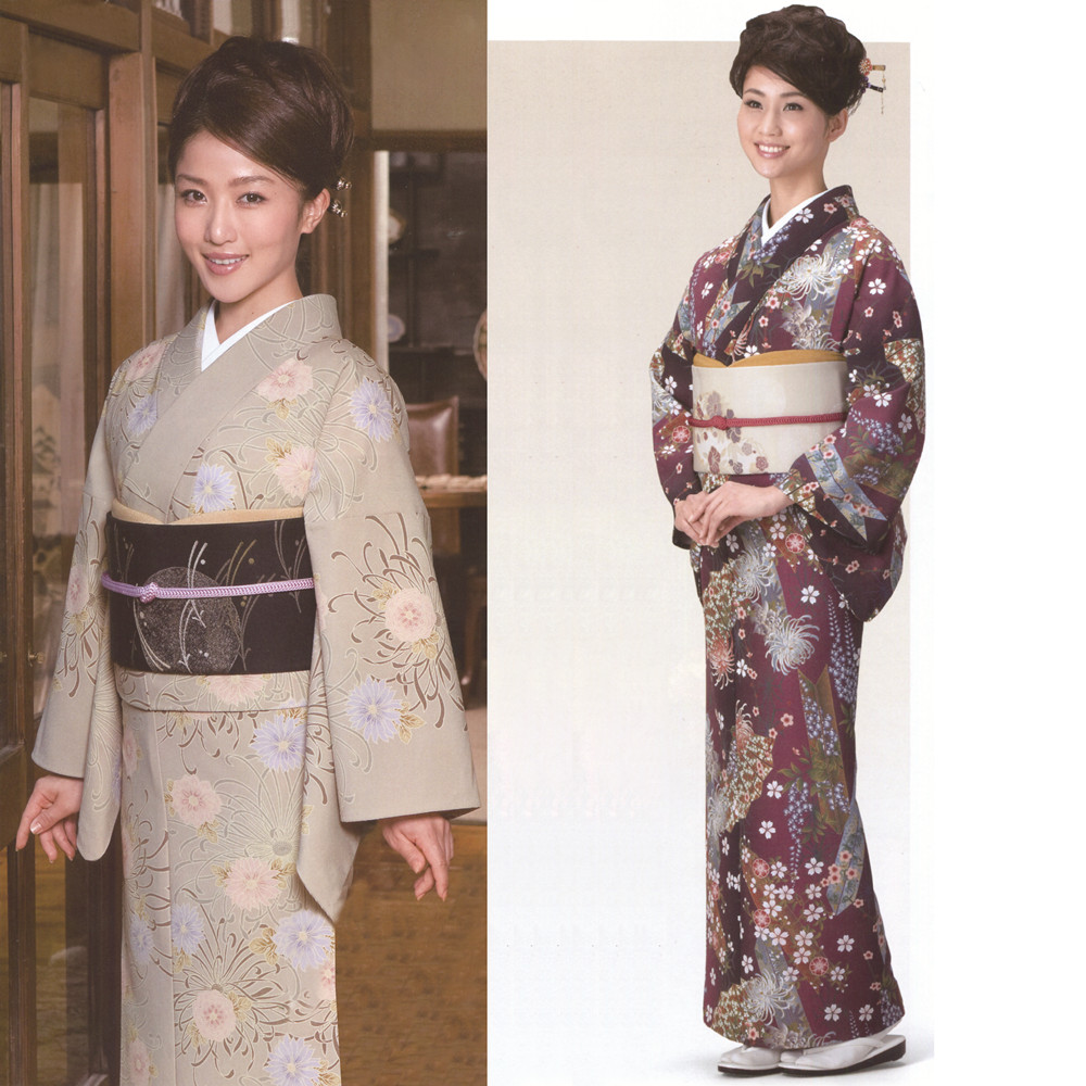 The Day of the Japanese tradition kimono (thick cloth type)