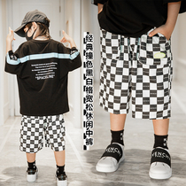 Kids Summer 2022 Boys New Plaid Pants Baby Shorts Kids Underwear Big Kids Korean Style Trousers Fashion
