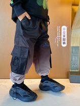 (Broken code clearance) small crooked home 2021 childrens clothing autumn and winter New gradient childrens casual long pants