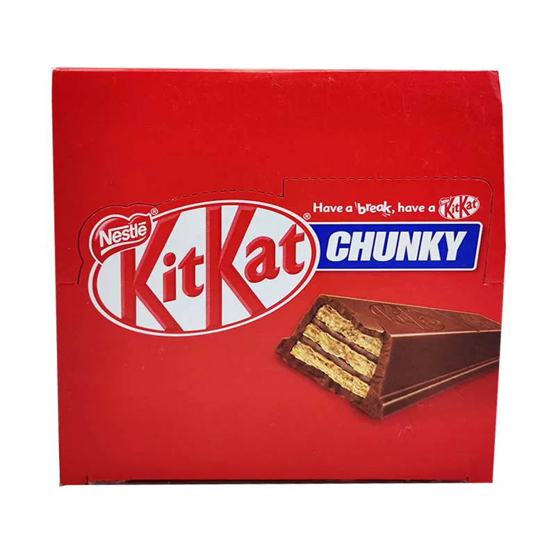 10 бесплатная доставка Nestle Kitkat Chunky шоколадные батончики 38Г*12шт