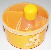 Xiduo baby milk powder box rotary four-grid milk powder storage box baby milk powder sub-box large capacity