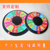 Sugar painting special turntable Zodiac animal sign Sugar art professional stall tools Painting sugar blowing sugar entertainment turntable can be customized