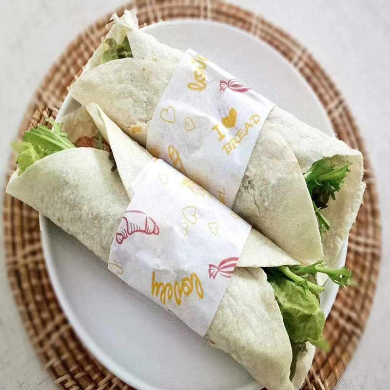 Crack 8 inch chicken broccoli roll Beijing roast duck breakfast noodle with large onion roll tops household