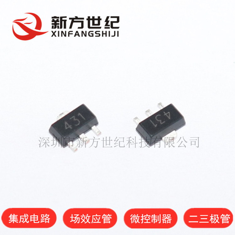 Original TL431 SOT-89 silk screen 431 regulator transistor