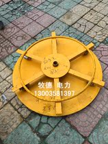 Horizontal pay-off tray cable floor power cable pay-off bracket hexagon wheel pay-off tray