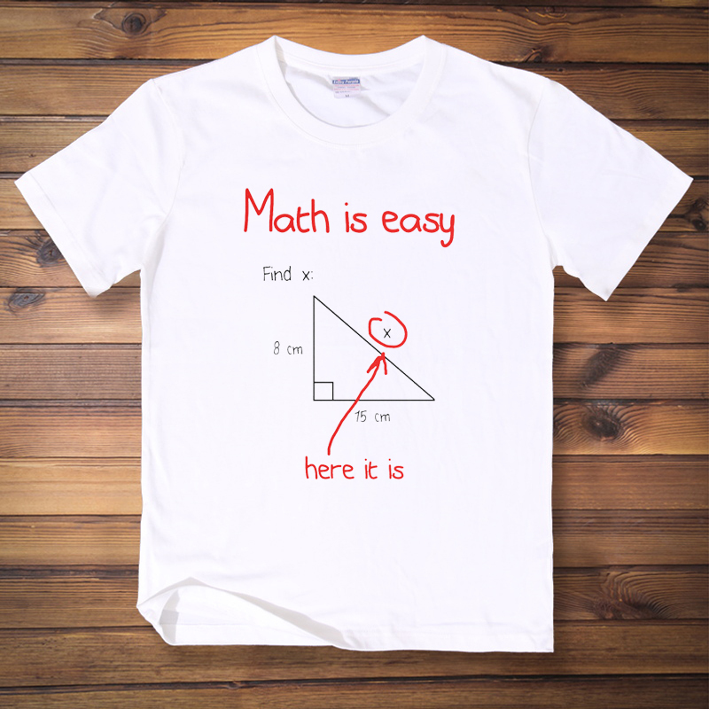 The Big Bang Theory T-Shirt for Men and Women, Pure Cotton, Formula Mathematics, Short-Sleeved, Summer New Style, Student Fashion, Creative, Large Size