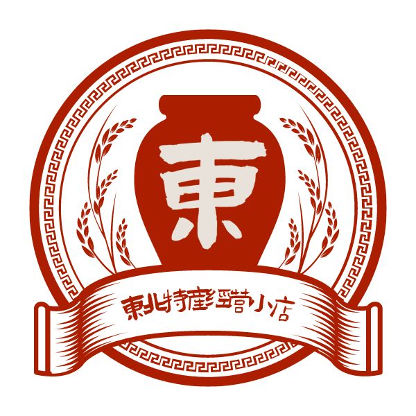 东北营口特产店的LOGO