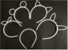 Pearl hair band Cat ears Rabbit ears Bear ears bow female hair band micro business line push small gift factory