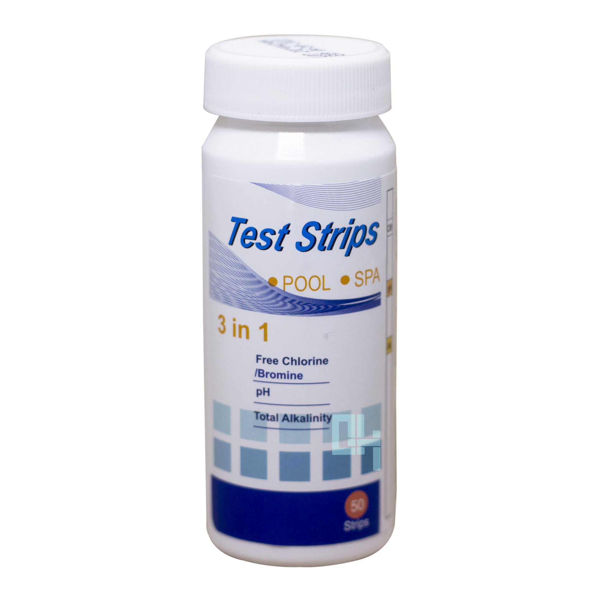 3 in 1 water quality test paper free chlorine bromine oxidant PH pH total alkalinity 50 cylinders packed independently