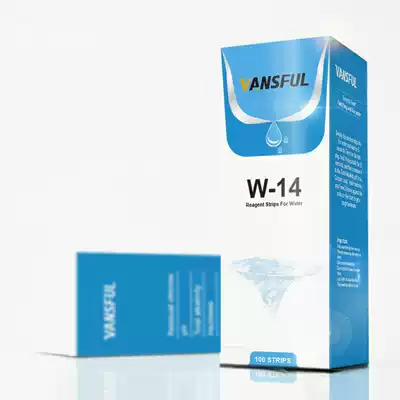 Drinking water Swimming pool aquarium inspection test strip Export residual chlorine Nitrate Hardness Lead Iron Copper mercury PH Total chlorine sulfur