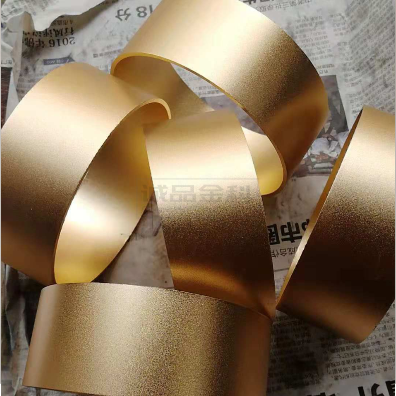 Large diameter aluminum round tube 100*2mm 120*2mm oxide gold aluminum tube custom arbitrary zero cutting