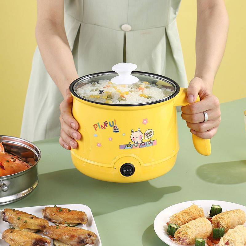 Multifunctional mini electric rice cooker for small electronic pan 2 people 1 home Dormitory Theorizer Pan electric cooker Electric Pan Cooking Pot