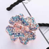 Medium rhinestone grab clip top clip ponytail clip Korea new catch ponytail hair headgear bangs side clip spring clip
