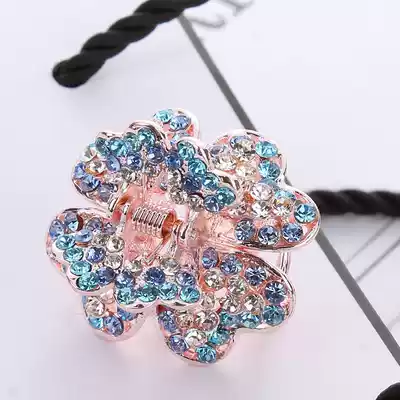 Medium rhinestone grab clip hairclip ponytail clip Korea new catch ponytail hair headgear bangs side clip spring hairclip