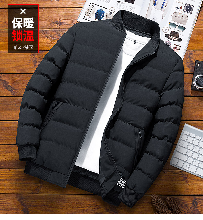 Kích thước lớn 2018 mới quần áo áo khoác cotton áo khoác trung niên cotton trung niên áo khoác nam cha mùa đông áo khoác kaki nam