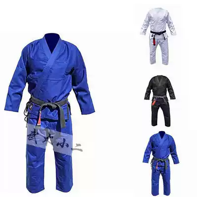Brazilian Jiu-jitsu suit Black white cotton Brazilian jiu-jitsu training and competition suit BJJ Jiu-Jitsu