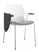 Spot plastic steel chair Blue Conference chair staff dining hall chair fast dining room chair training office chair reception reading chair