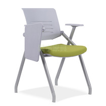 Folding conference chair with writing board office training chair with table board green table and chair integrated chair folding training Chair