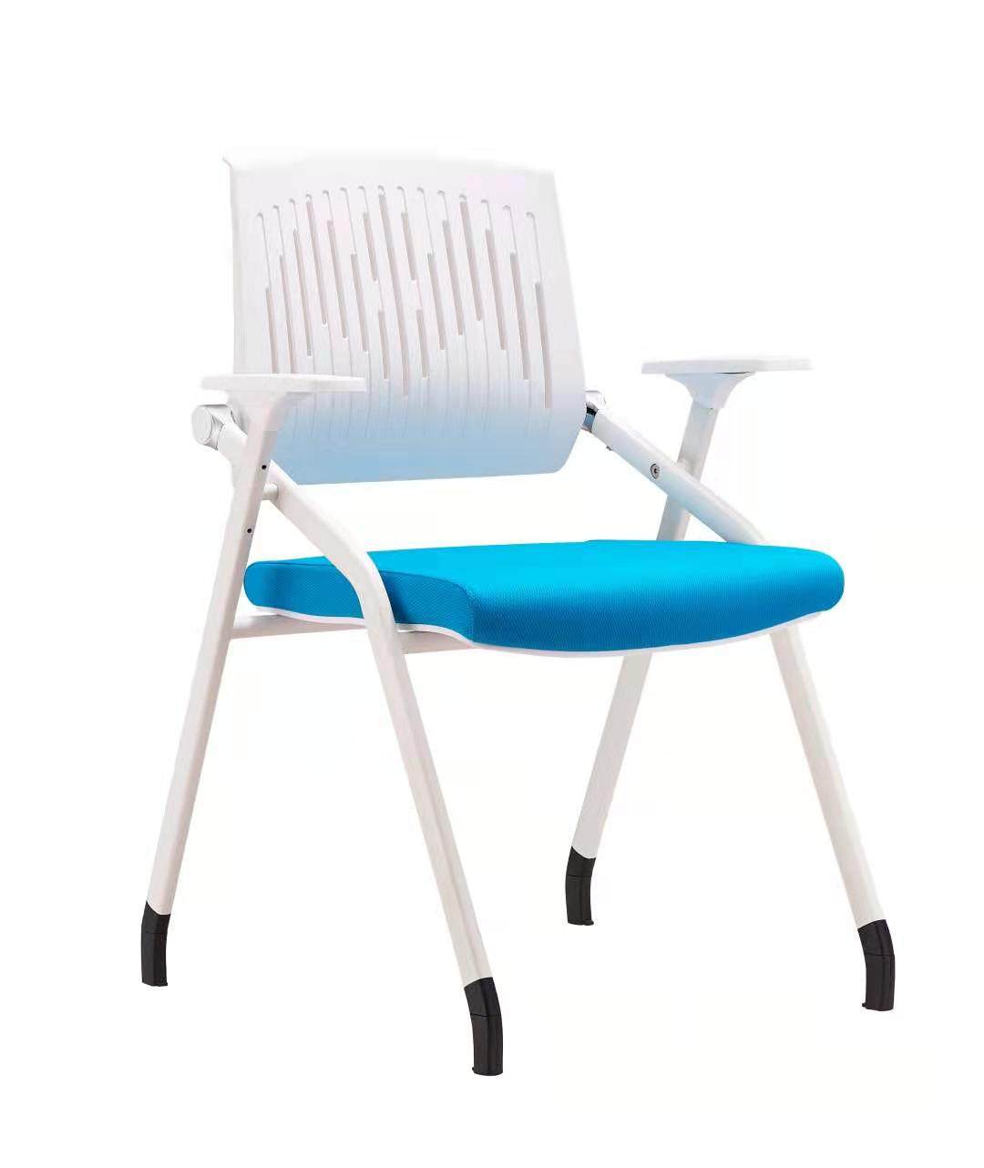 Folding conference chair training chair with writing board pulley flap office chair desk chair integrated chair student classroom chair