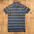 Abercrombie & Fitch sọc cũ 2008 ve áo nam AF áo thun mỏng elk nhỏ áo có cổ Polo