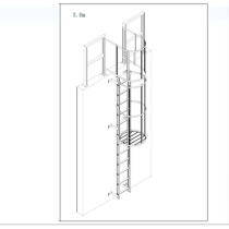 Create nameplate maintenance ladder security check maintenance ladder fire ladder steel ladder roof ladder Ladder Ladder Ladder