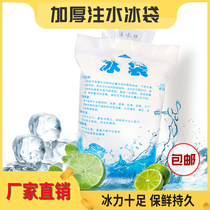 Water injection ice bag fresh-keeping refrigerated ice bag repeatedly summer cooling ice bag ice bag food fruit transportation refrigerator bag
