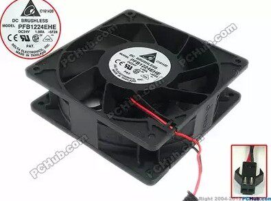 Original installation DELTA Duda PFB1224EHE FFB1224SHE EHE 24V frequency inverter radiating fan
