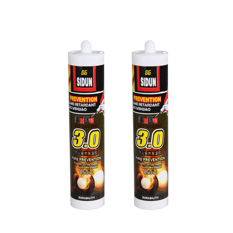 Coffee roaster high temperature fire retardant glue resistant to 450 degrees high temperature glass bean warehouse sealant