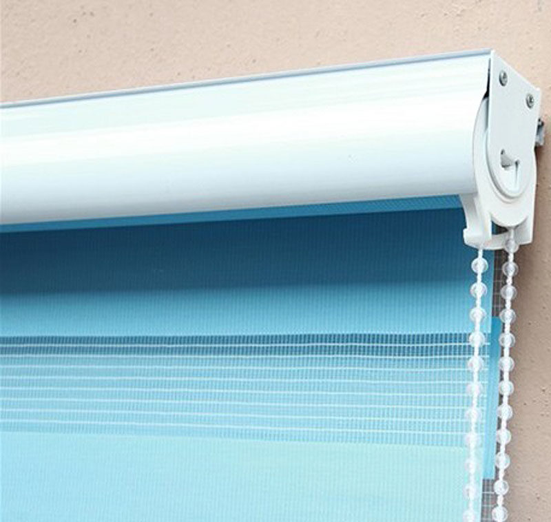 Thickened Korean soft yarn curtain Roller curtain Double shading louver finished curtain Zebra curtain custom