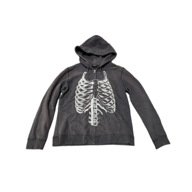 「Exclusive in Stock！」- Time Theend Independent Undercover 13Aw Ribbed Zipper Hoodie