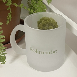 Rolincube原创磨砂玻璃杯