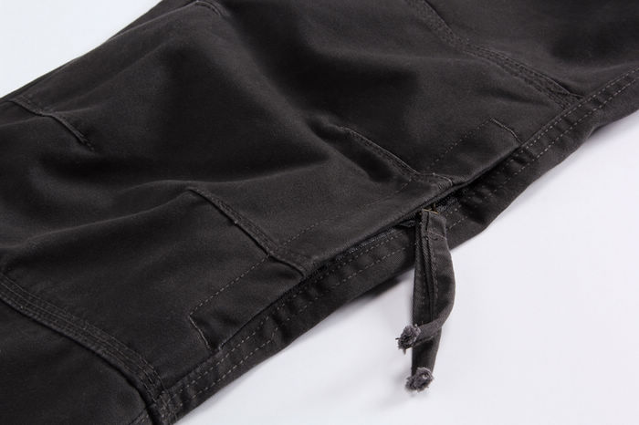 Quần nam mùa thu nhiều túi lỏng phiên bản quần âu mặc quần yếm cotton nam giản dị để gửi thắt lưng quần áo unisex