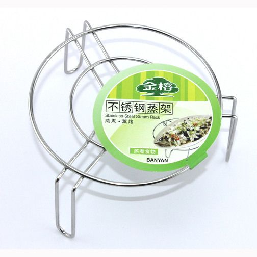 Jinrong stainless steel steaming rack multi-purpose steaming rack round rack steaming rack insulation pad cooking steamer rack