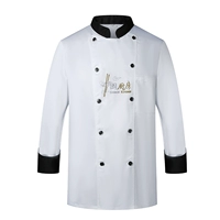 Длинная кухня кухня белый черный воротник