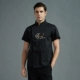 Черный, дышащий, короткий рукав