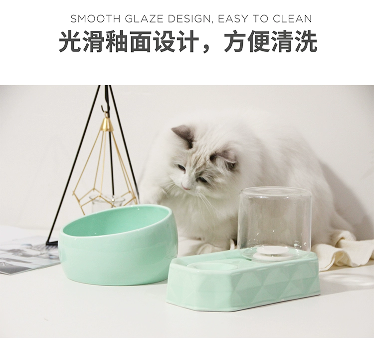 Peg kitten 2019 thú cưng mới gốm nước quả nước quả không ướt miệng mèo và chó phổ dụng nước đơn giản - Cat / Dog hàng ngày Neccessities