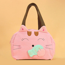Fresh Sweet Hand Grab Bag Cute Lunch Bag Lady Small Carry Bag Lady Bag Lunchbox Lunchbox Lunch Bag