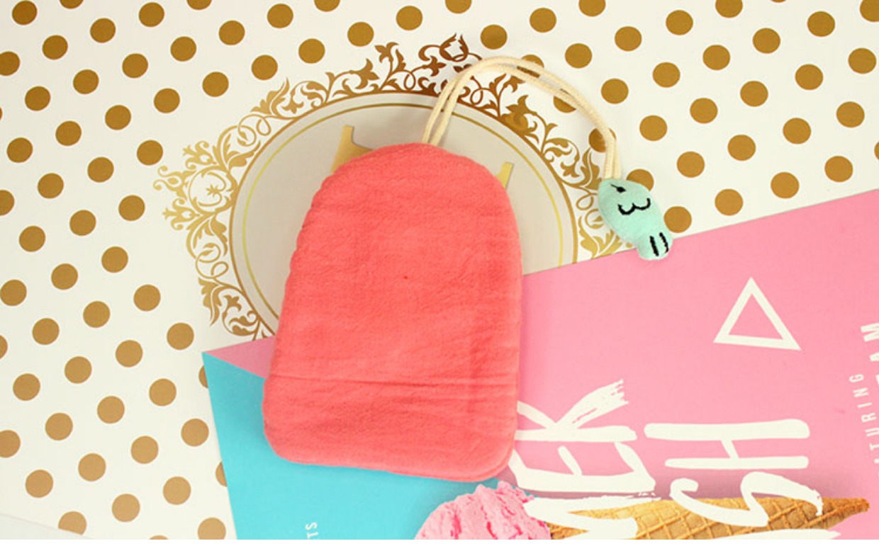 QQ mèo sáng tạo cotton thủ công vải rút đai túi túi Hàn Quốc phụ nữ dễ thương phim hoạt hình xe chìa khóa - Trường hợp chính ví móc chìa khóa nữ