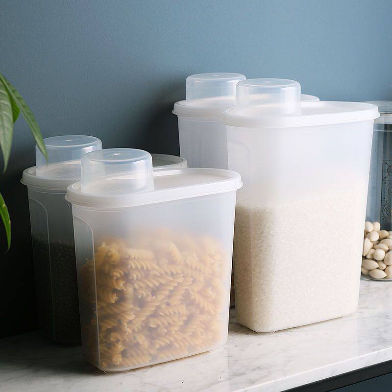 Japan-style Kitchen Supplies Food Intake Box Kitchen Five Grain Cereals Seals Moisture-proof Storage Box Food Seal Cars