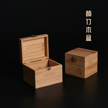 Board game accessories bamboo wooden box solid wood box card box