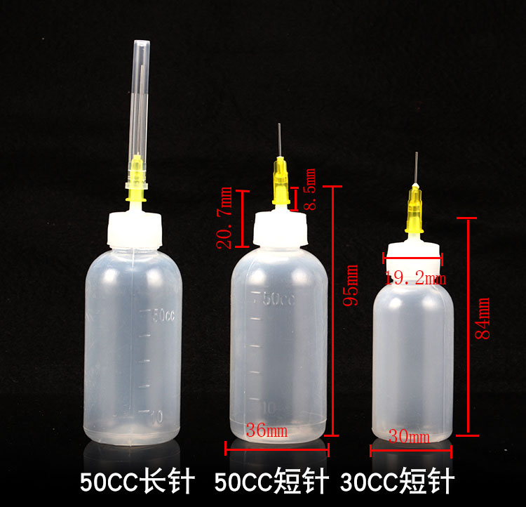 30 50100200300500 points glue pot with needle rosin jug with needle drop glue bottle rosin bottle