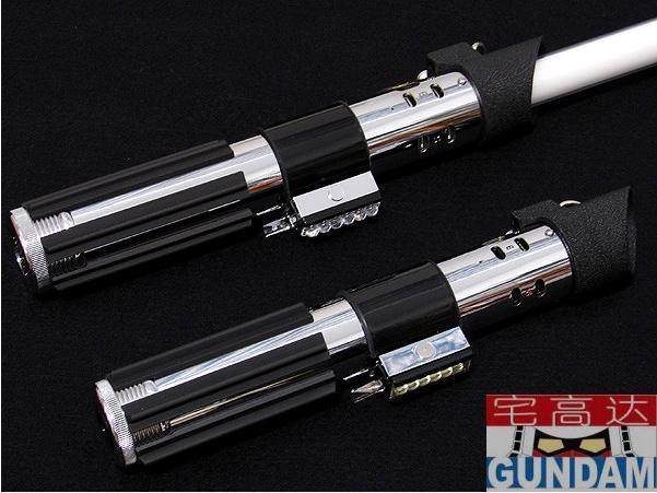 Spot Star Wars Kid Treasure Black Warrior Dasveda Red Laser Sword Metal Handle