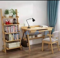 South Con Three Weights Nordic Solid Wood Desk Log Walnuts Day Style Brief desk Easy-style computer desk Home