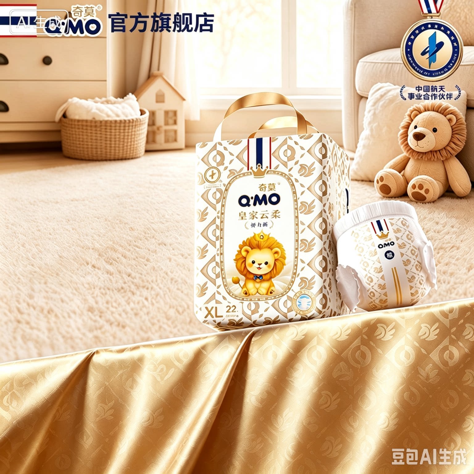 【奢柔顶配】奇莫皇家云柔拉拉裤弹力裤L-3XL小包装婴儿柔软透气c 奢柔顶配实拍商品图