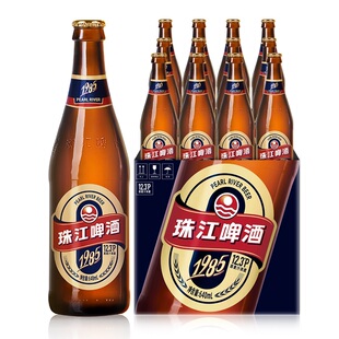 下拉淘金币！珠江经典1985啤酒640mL*12瓶
