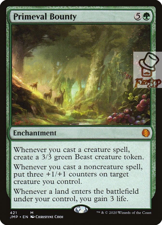 Magical Gathering Primordial Gifts Primeval Bounty M14 JMP