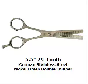 German mars all stainless steel 5 5 inch double row tooth scissors pet beauty scissors