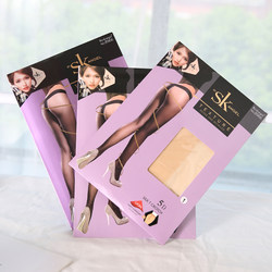 Summer SK ຂອງແທ້ T-crotch 0d core-spun silk ultra-thin invisible anti-snagging silk 5d stockings for women fully transparent black flesh color summer