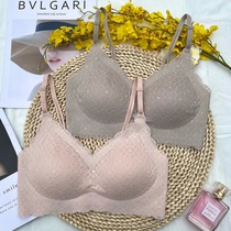 Ancient Crown Princess 518 Japan No marks 1-piece thin lace Lace Conservation Underwear Woman Cross Fine with Beauty Back Poly Bra Hood