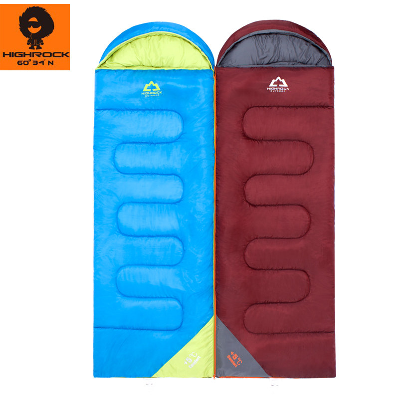 Tianshi spring and summer new product outdoor hiking camping can be spliced ​​for men and women thickened warm envelope type adult cotton sleeping bag